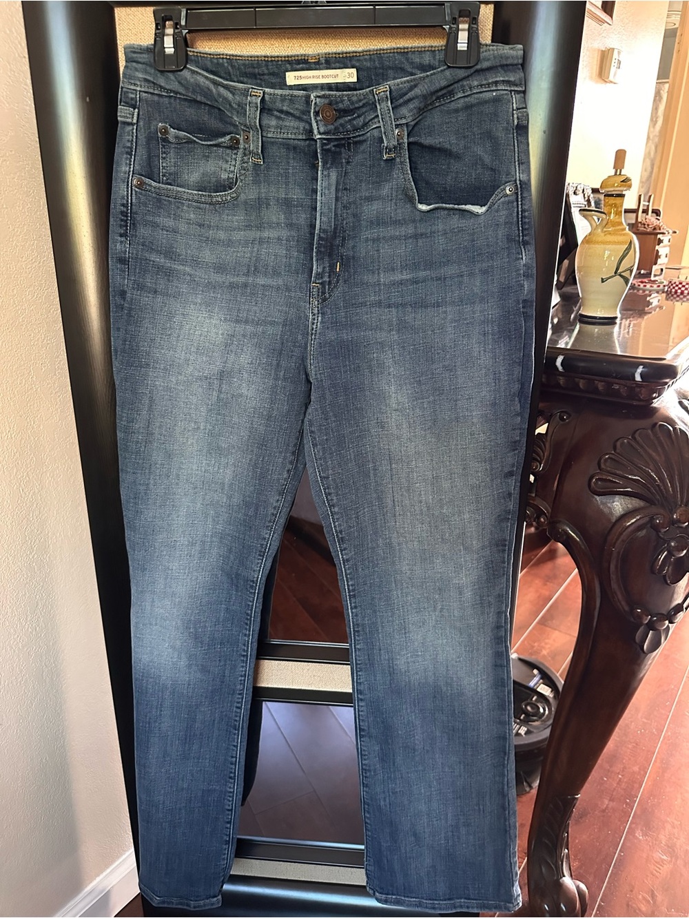 Levi's Light Blue and Dark Blue Denim Jeans